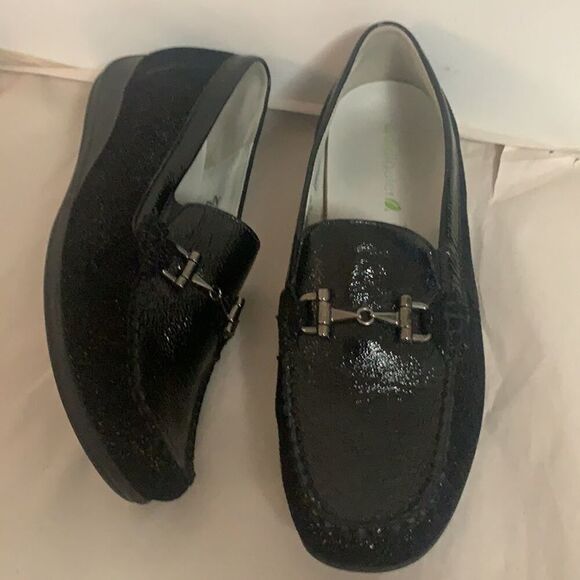 WALDLAUFER MOCCASINS WEITE G BLACK SHOES SIZE GR 5 ,  71/2, 9 - Picture 2 of 6